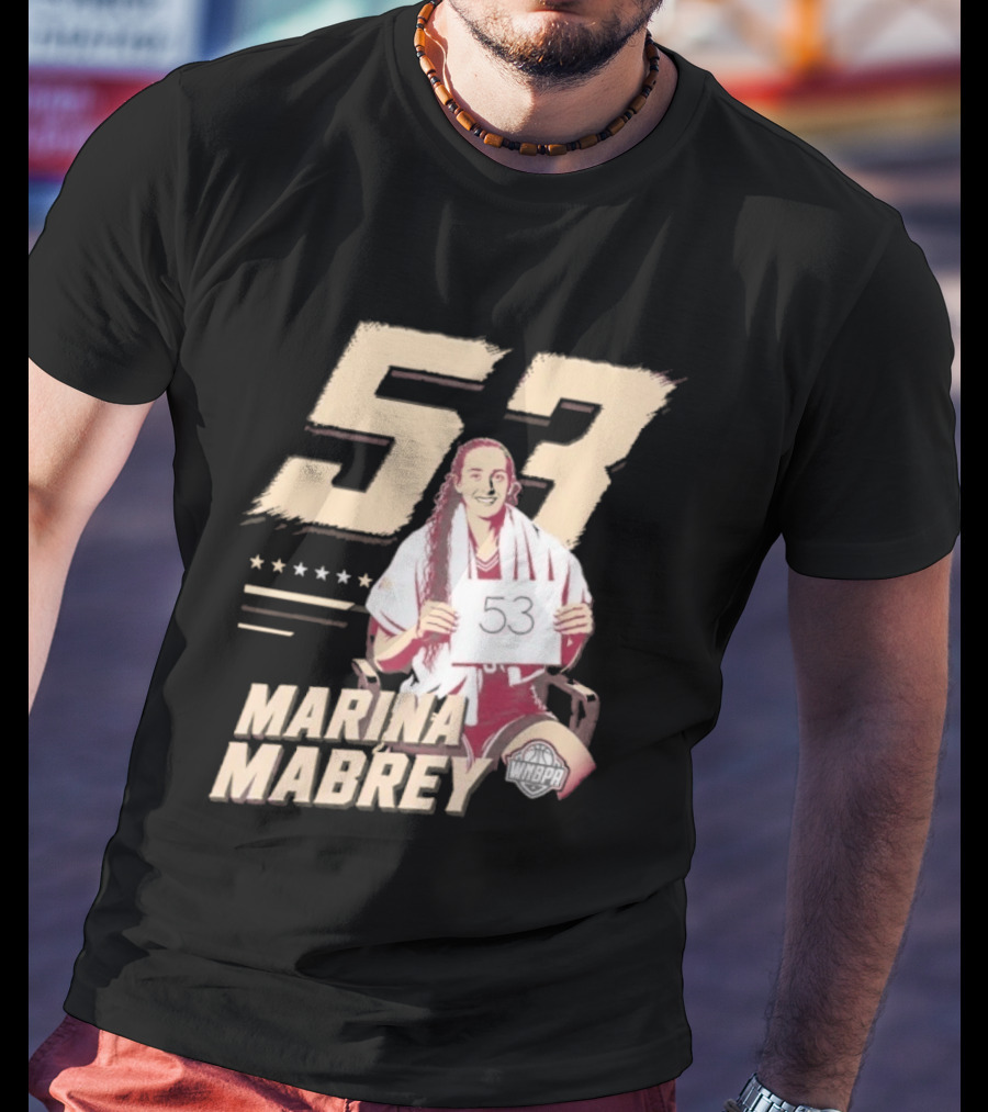 Marina Mabrey 53 Notre Dame Fighting Irish Basketball T-Shirt