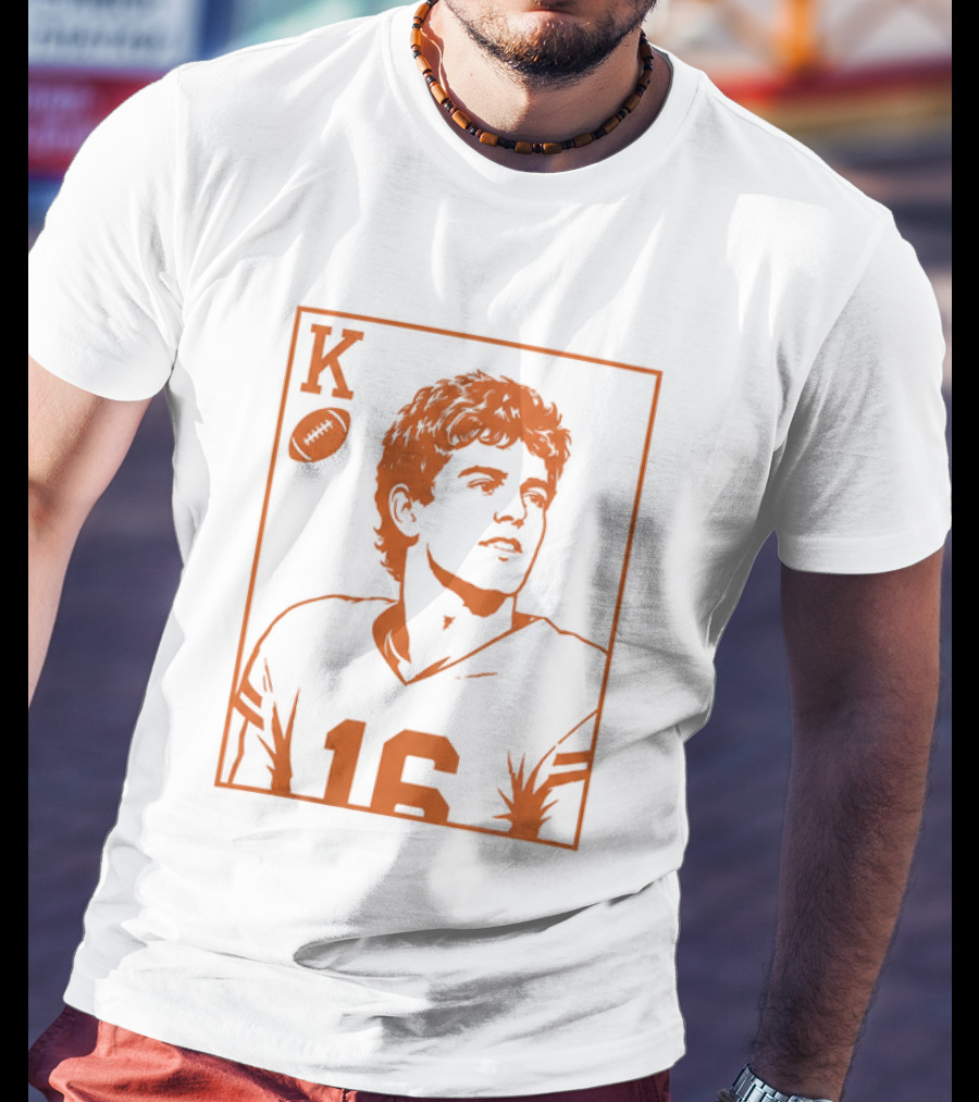 Arch Manning KO Football Card 16 T-Shirt