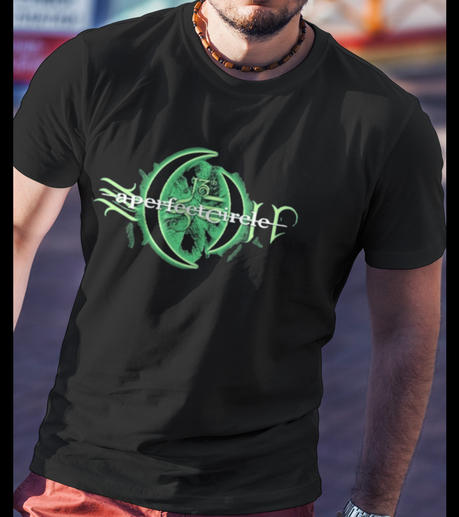A Perfect Circle 13th Step Orestes Green Swirl T-Shirt