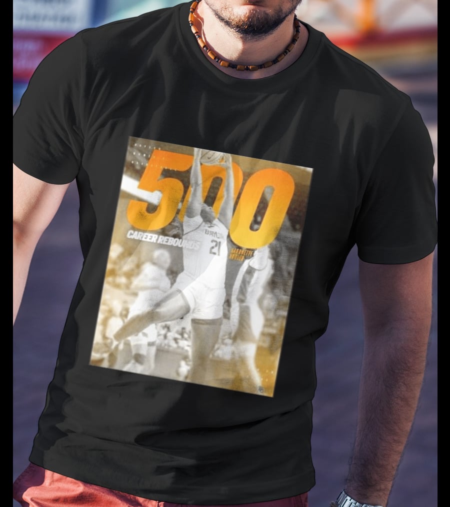 Baylor Bears Aaronette Vonleh 500 Career Rebounds T-Shirt