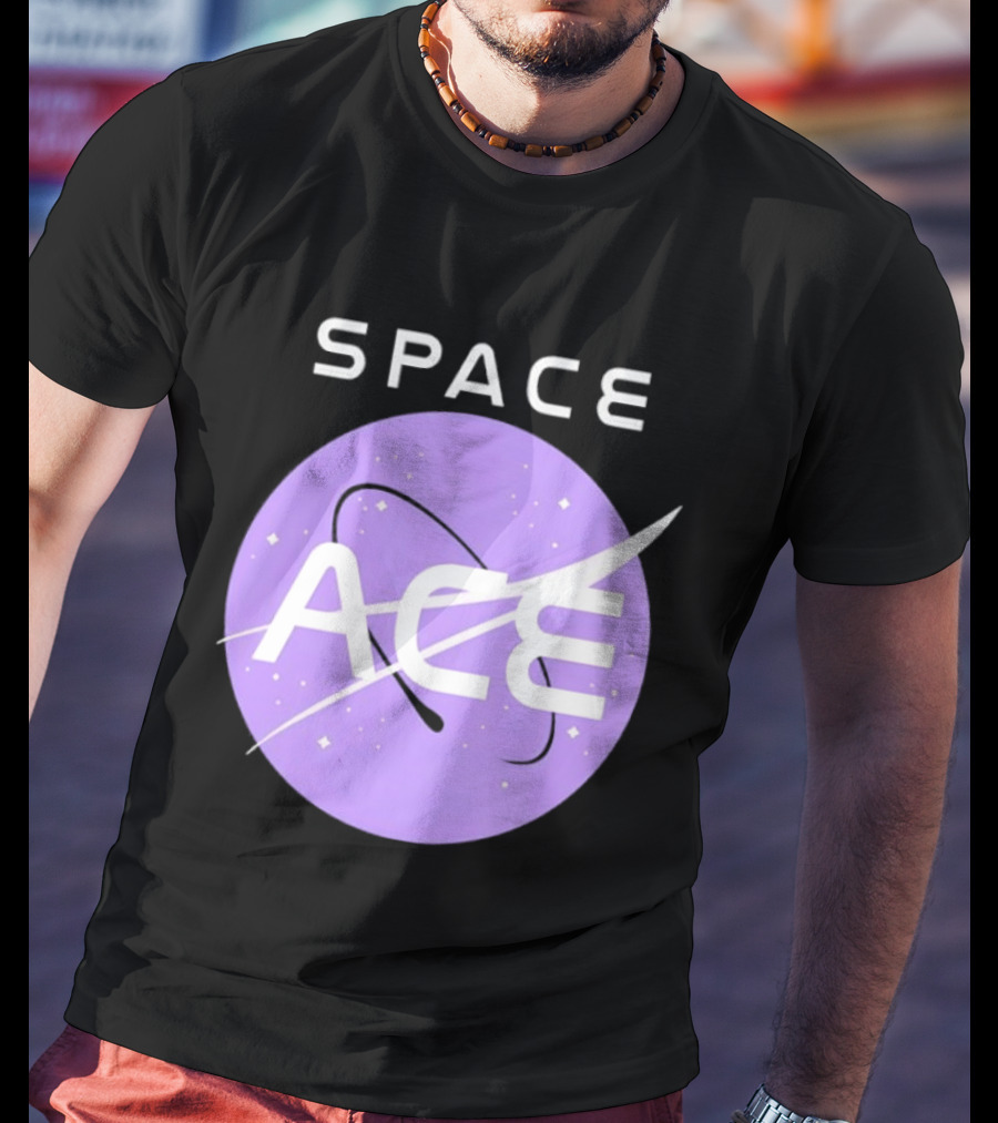 Space Ace NASA Astronomy Galaxy Iconic Insignia T-Shirt