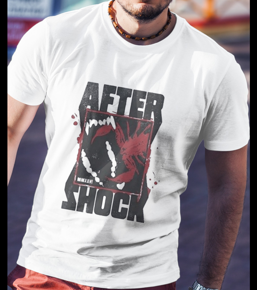 Aftershock Louder Than Life Stinging Lineup Red Splatter T-Shirt
