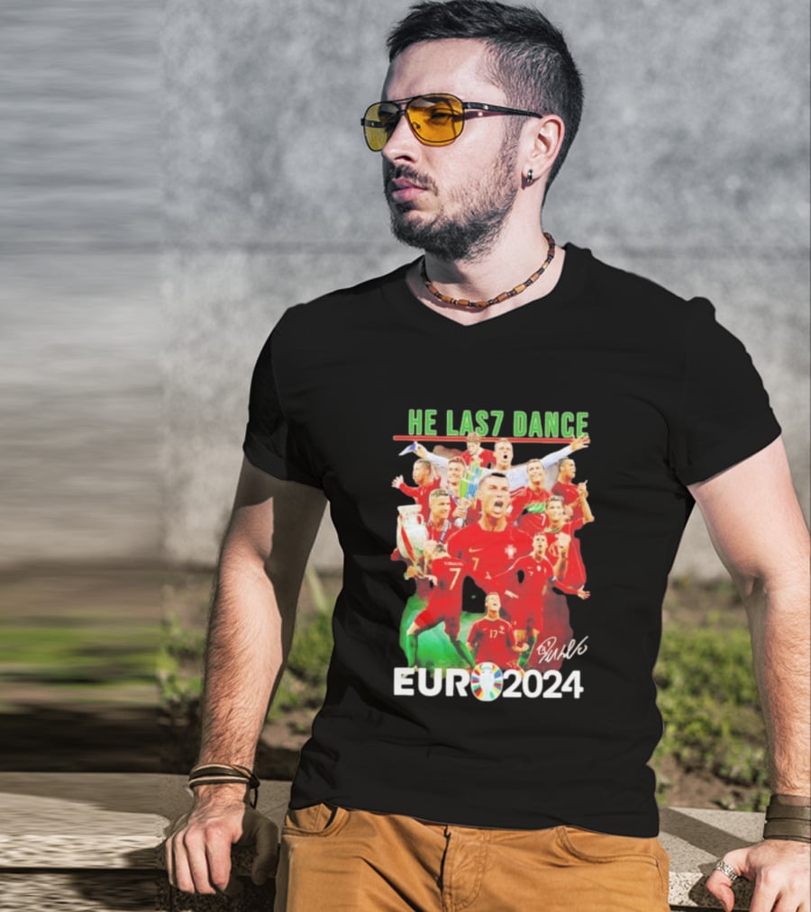 Cristiano Ronaldo He Las7 Dance Euro 2024 T-Shirt