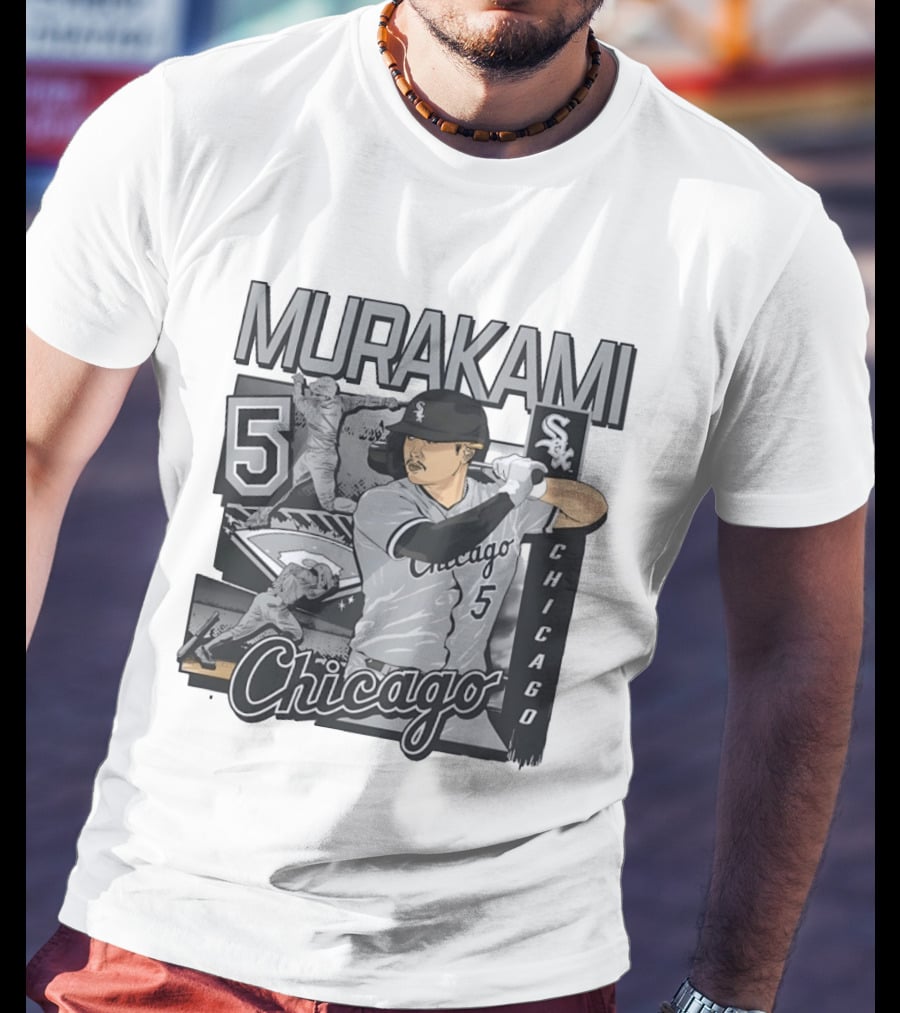 Munetaka Murakami Chicago White Sox 5 Baseball Player Number 5 Chicago White Sox T-Shirt