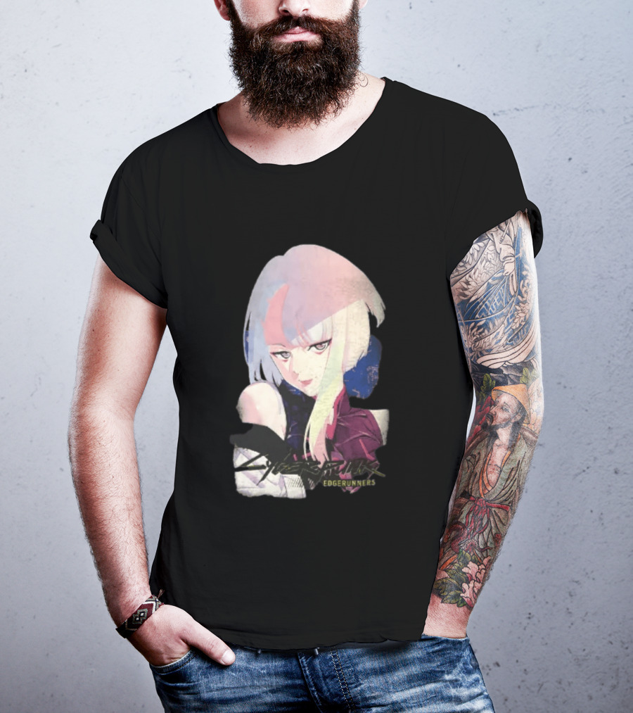 Cyberpunk Edgerunners Lucyna Kushinada Colorful Anime T-Shirt
