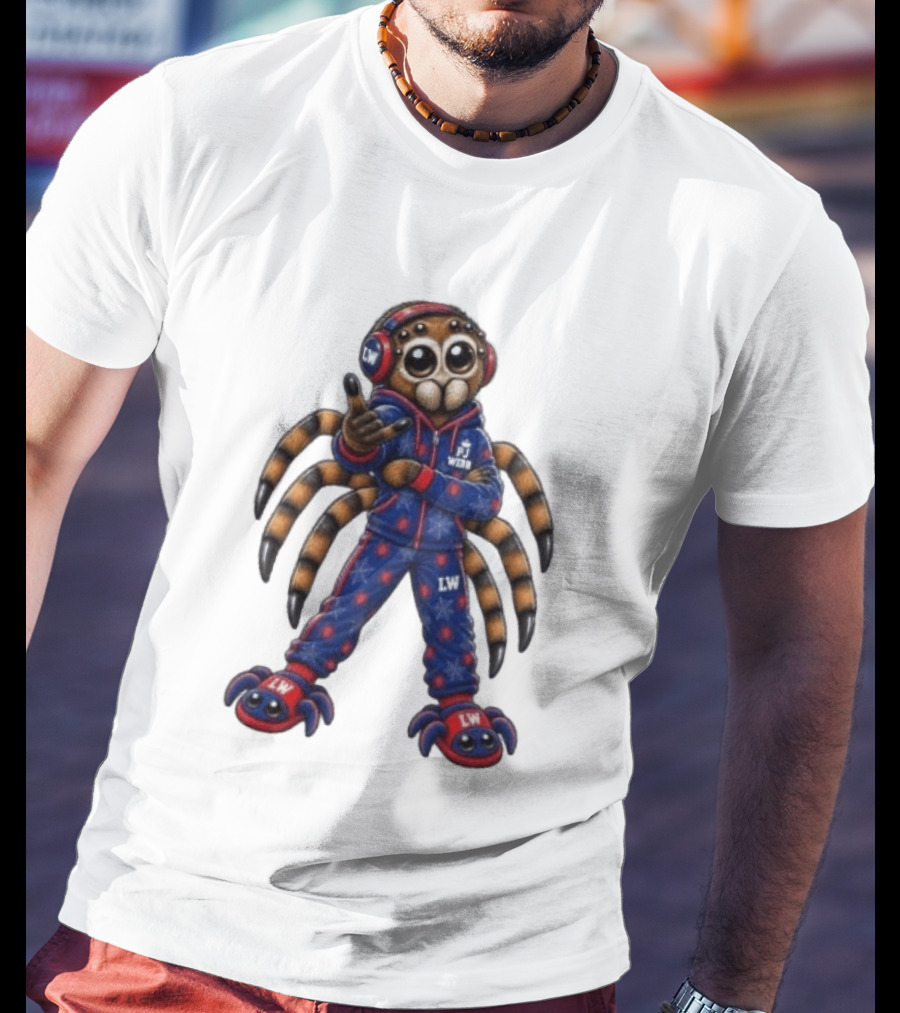 PJ Black Spidey PJ Webb LW Spider Character In Blue Red Outfit T-Shirt