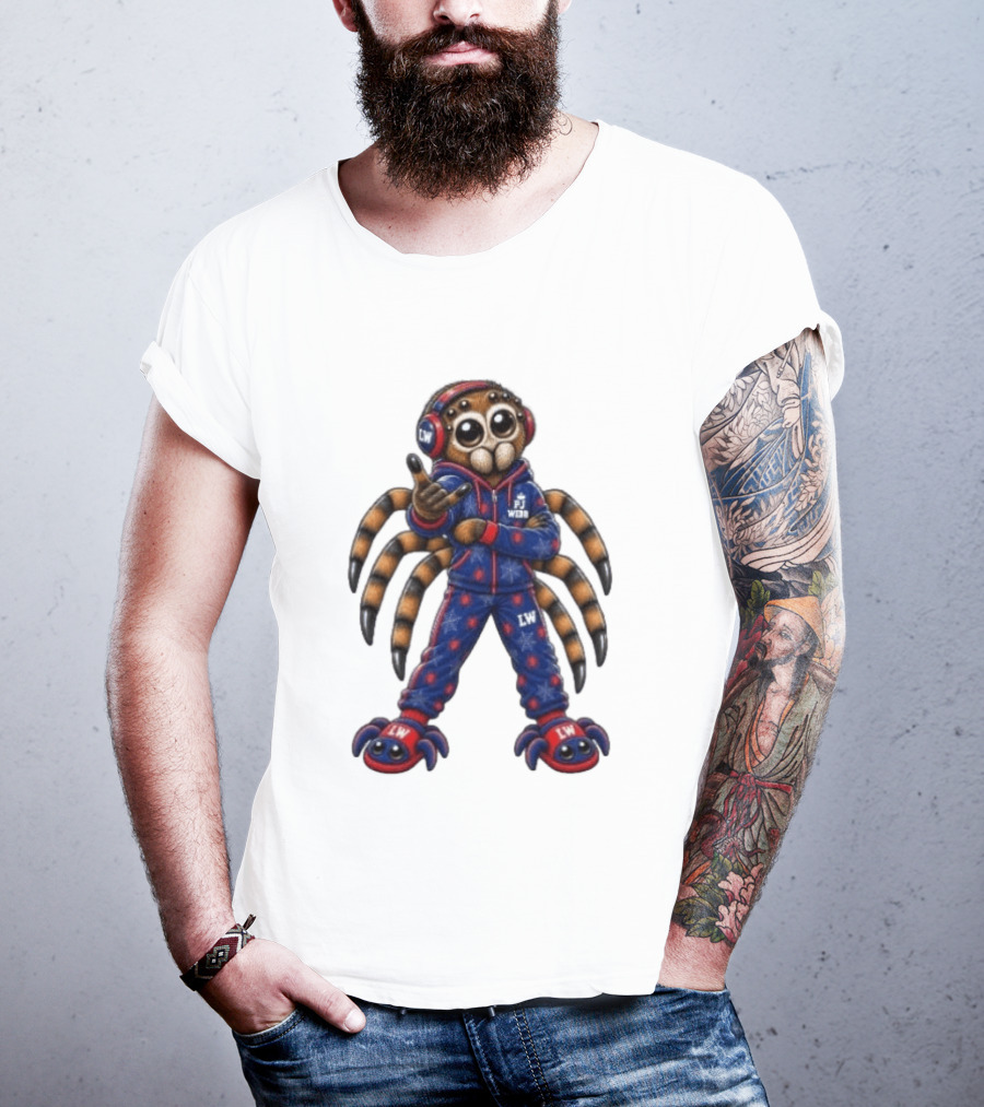 PJ Black Spidey PJ Webb LW Spider Character In Blue Red Outfit T-Shirt