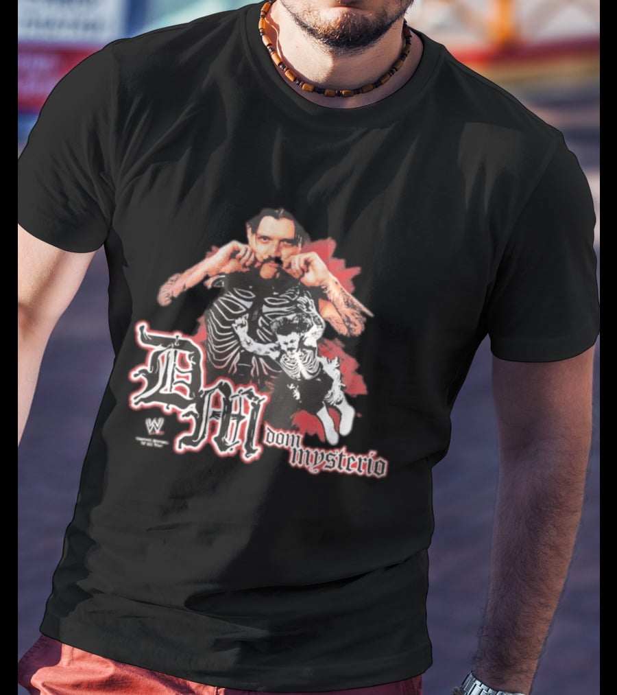 DM Dom Mysterio WWE Skeleton T-Shirt
