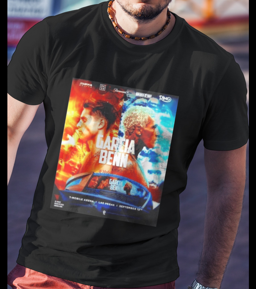 Garcia Vs Benn Live Fight DAZN Mobile Arena Las Vegas September 12th T-Shirt