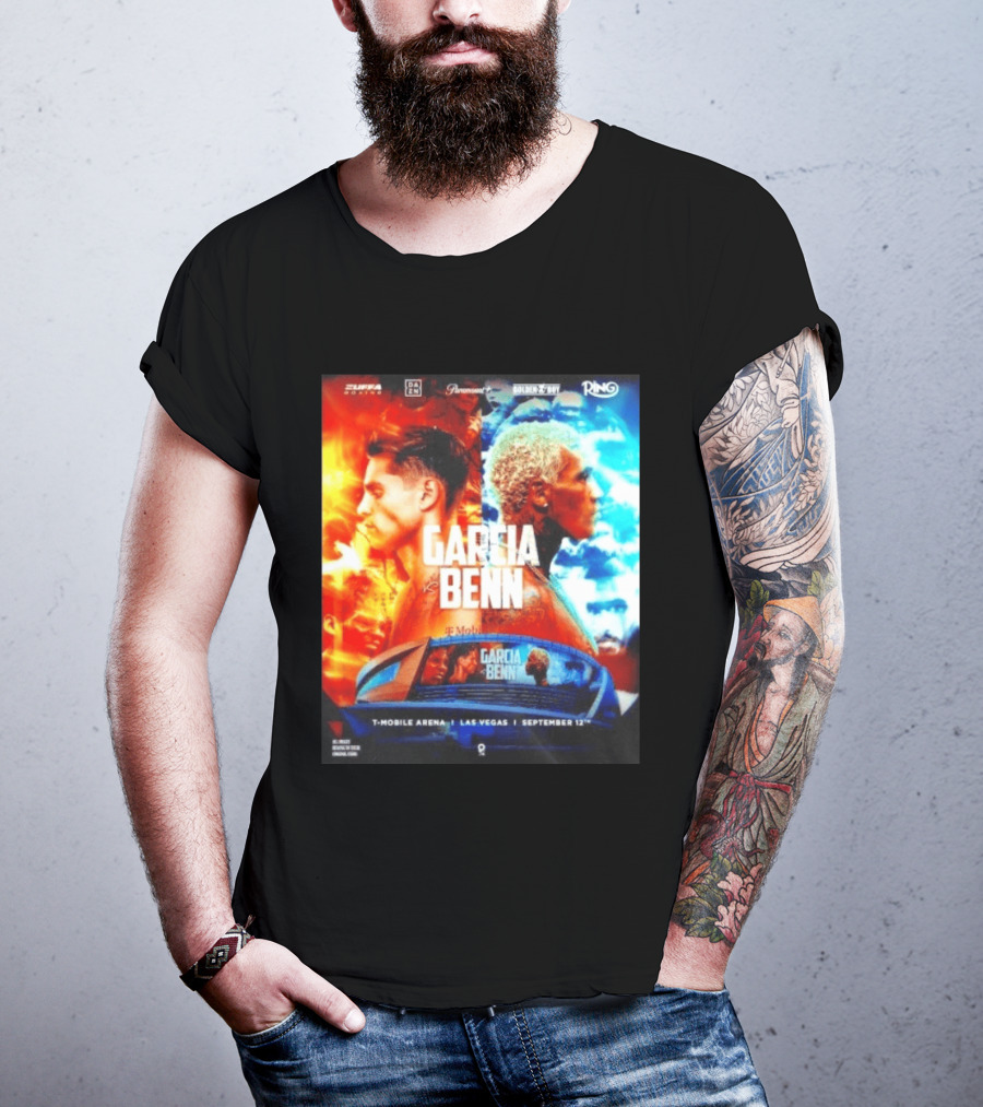 Garcia Vs Benn Live Fight DAZN Mobile Arena Las Vegas September 12th T-Shirt