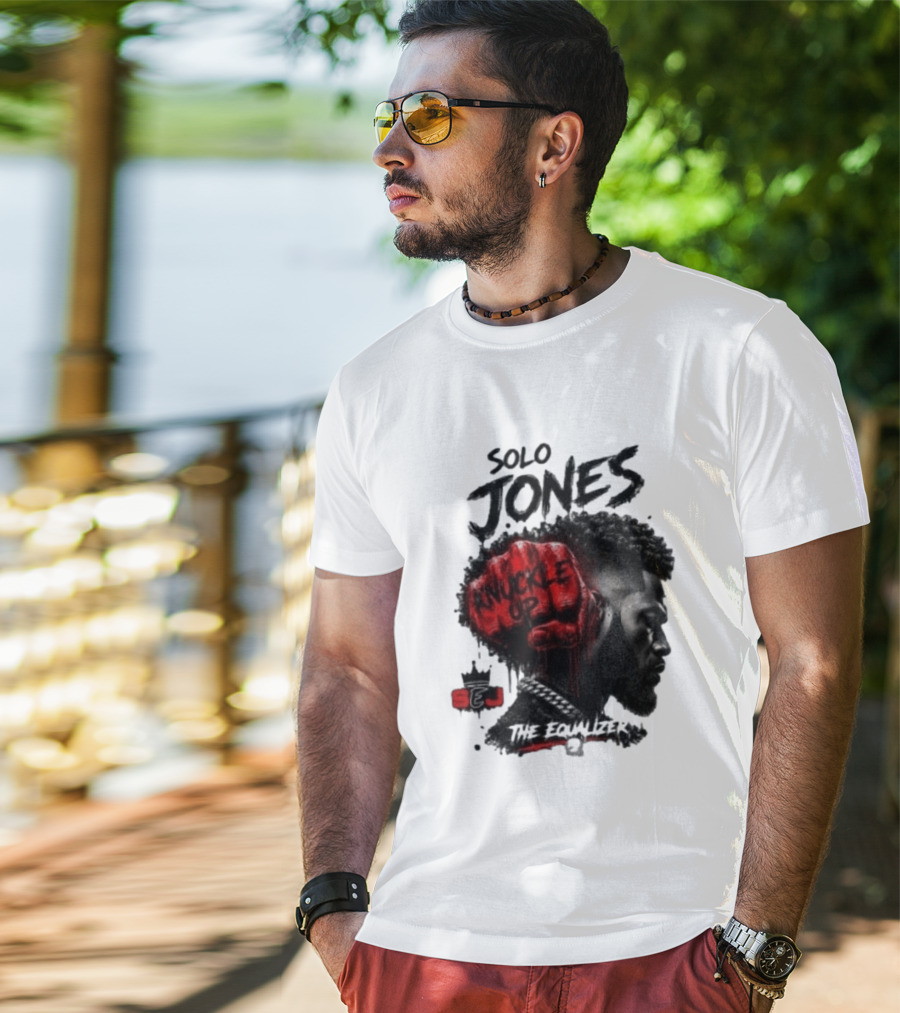 Solo Jones Knuckle Up The Equalizer Red Fist T-Shirt