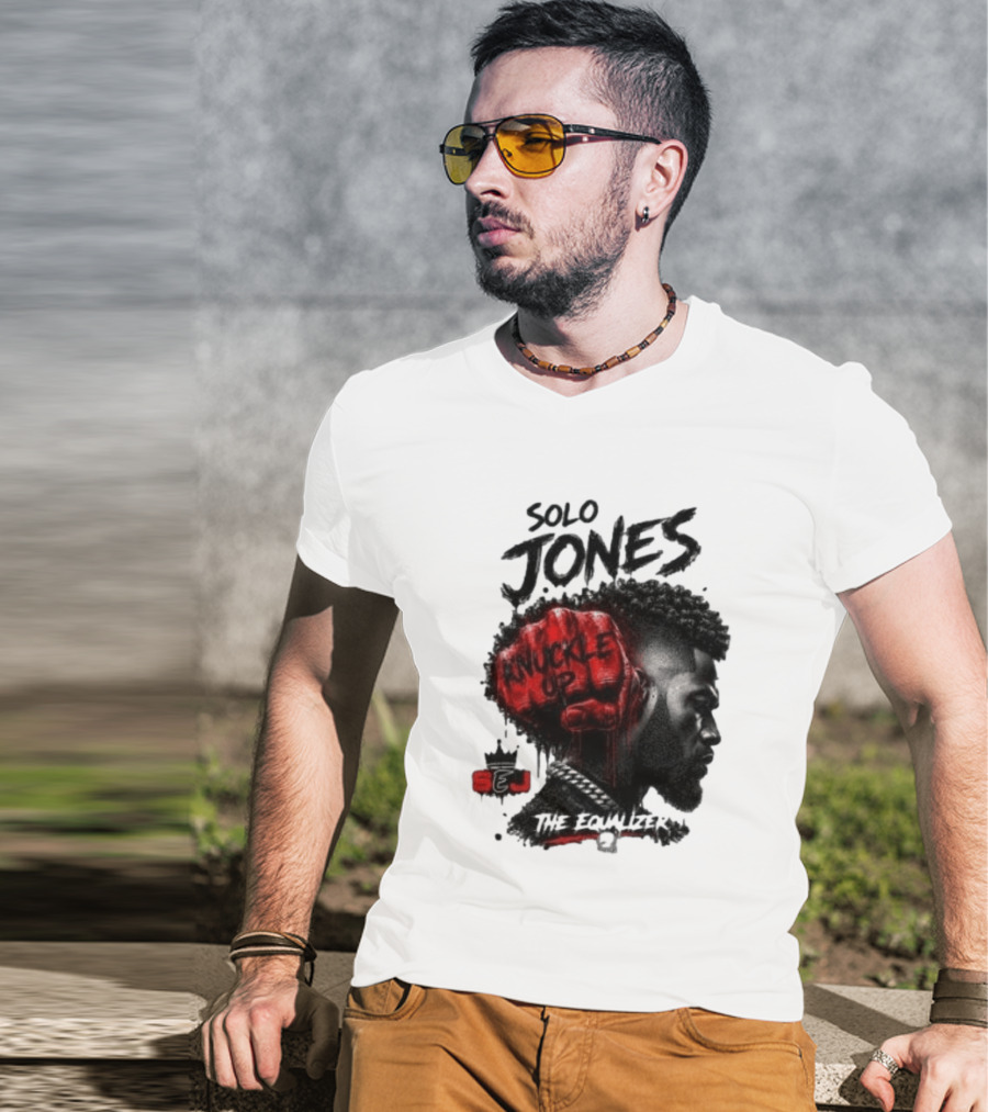 Solo Jones Knuckle Up The Equalizer Red Fist T-Shirt