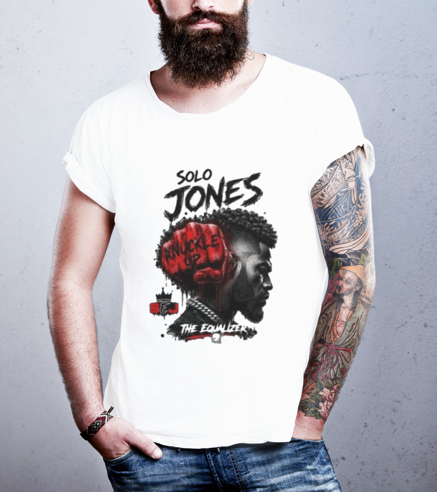 Solo Jones Knuckle Up The Equalizer Red Fist T-Shirt