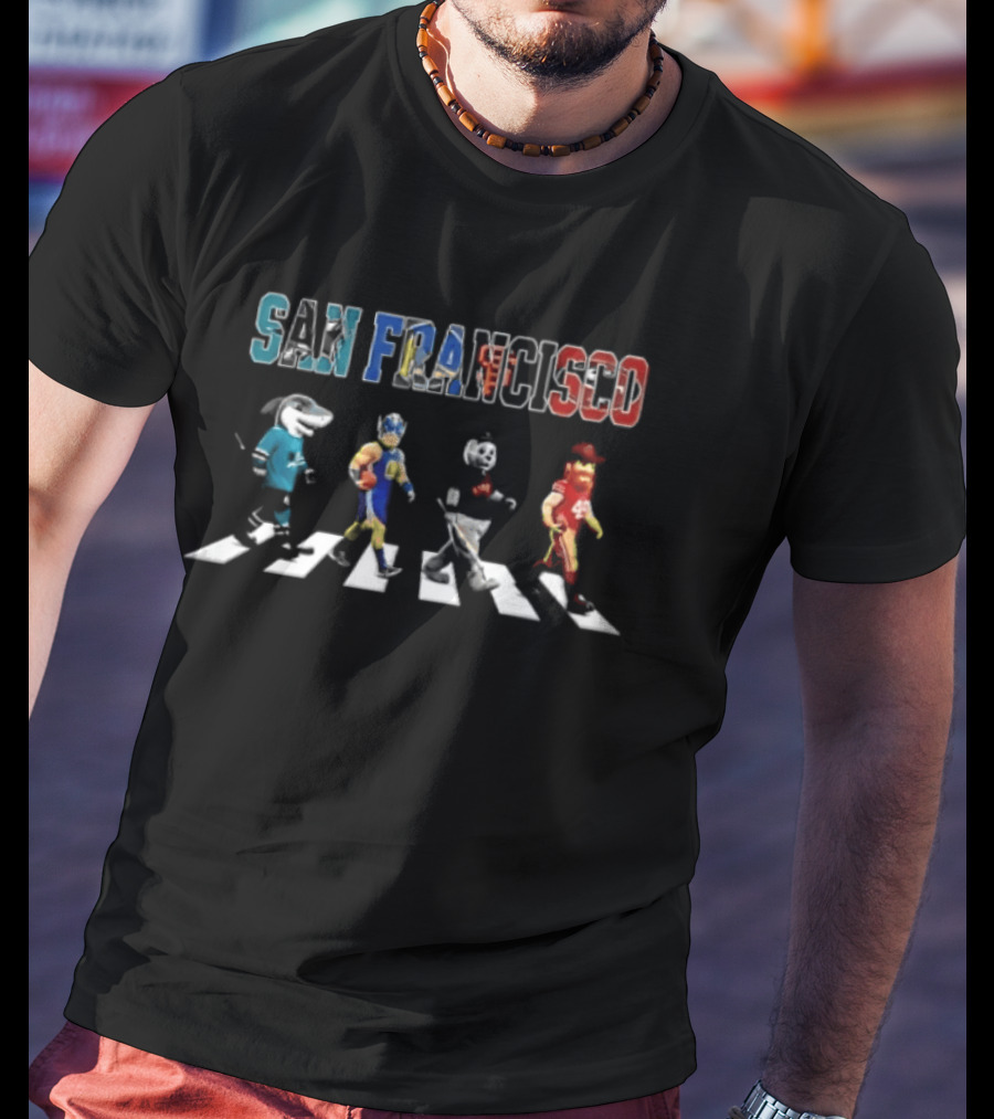 San Francisco Football Baseball Hockey Abbey Road Sports T-Shirt