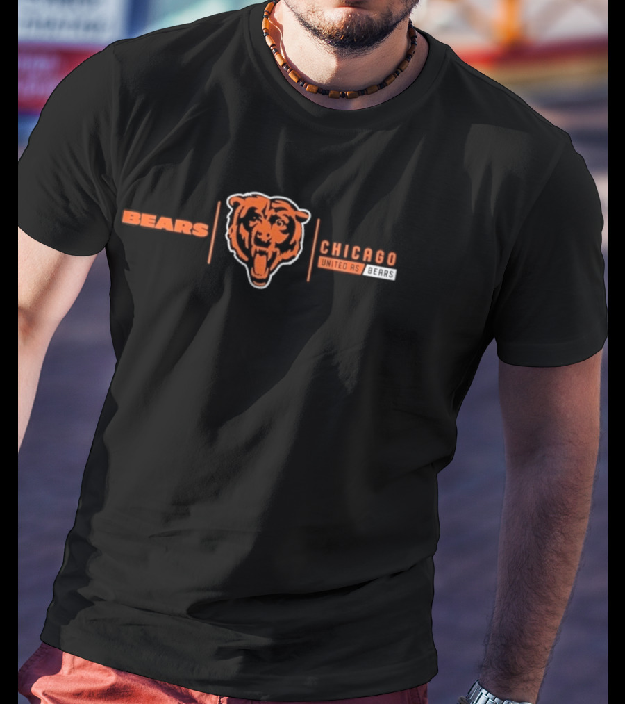 Bears Chicago United As Football T-Shirt