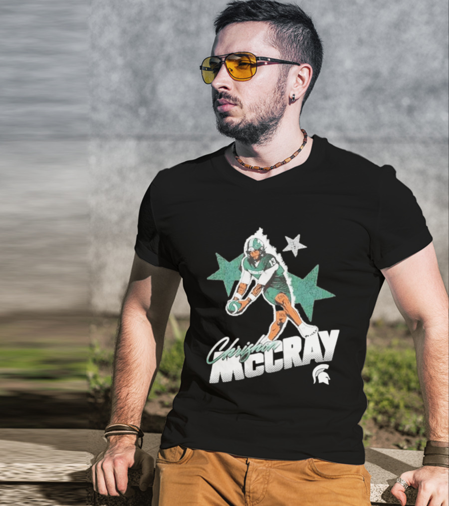 Chrishon McCray Stars Michigan State Spartans Football T-Shirt
