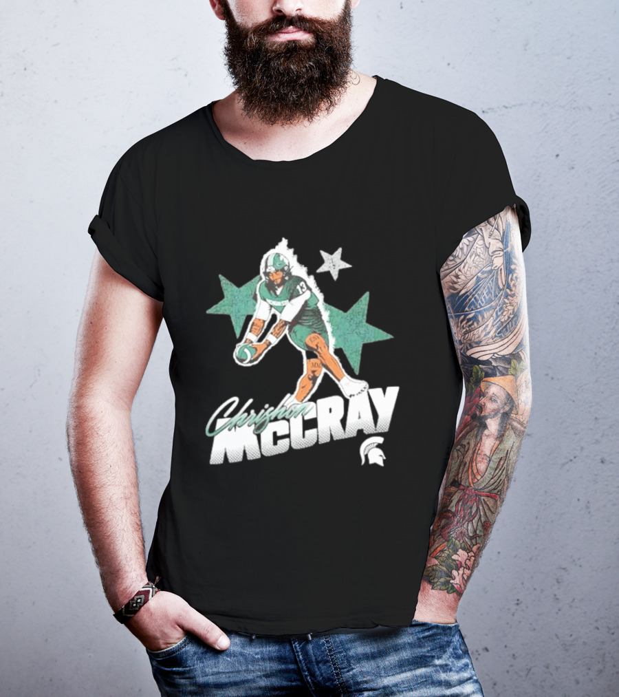 Chrishon McCray Stars Michigan State Spartans Football T-Shirt