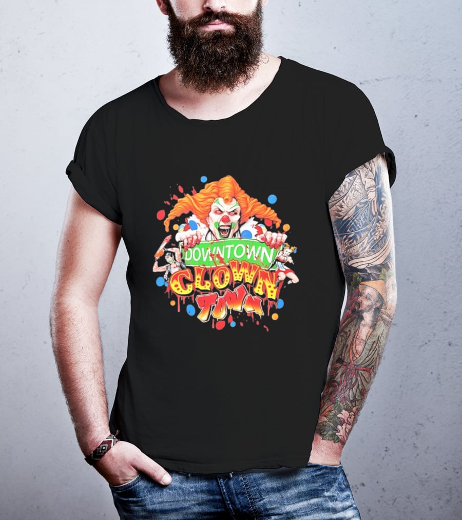 Downtown Clown Town Joker Harley T-Shirt
