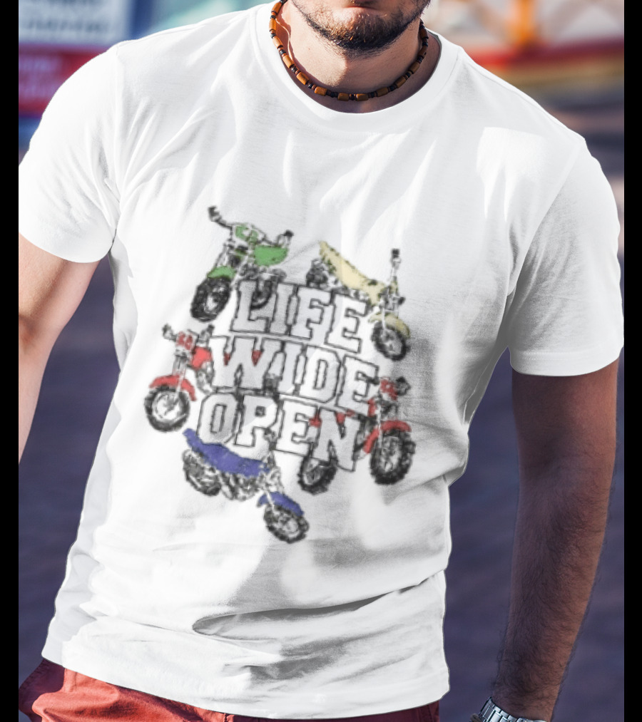 Cboystv Youth Life Wide Open Bikes T-Shirt