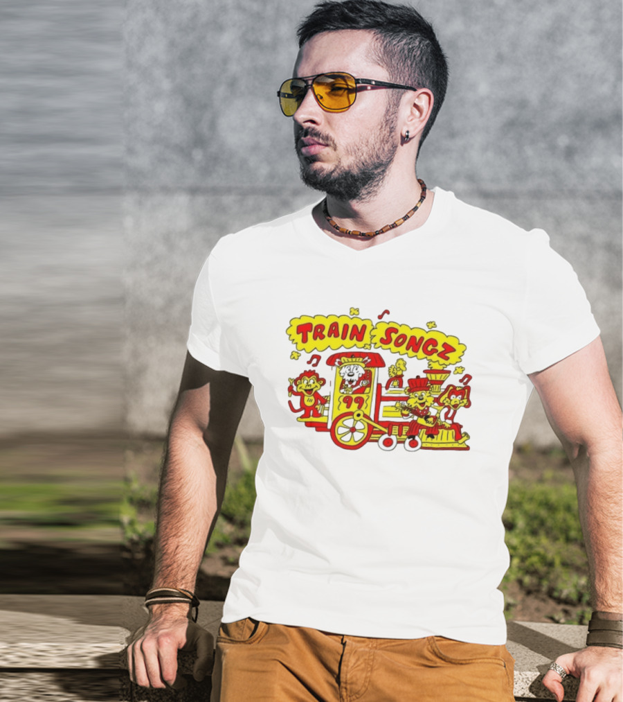 Train Songz 99 Musical Cartoon Animal Band Fun Adventure T-Shirt