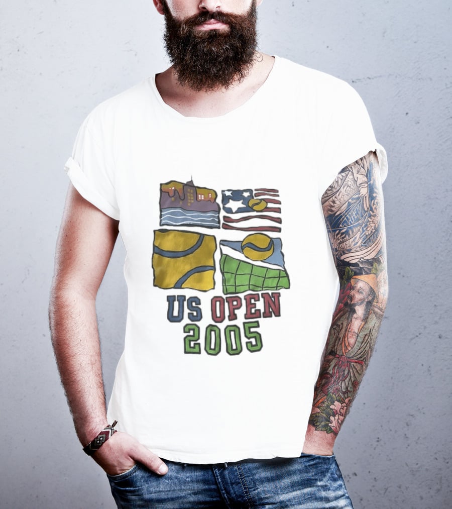 US Open 2005 Tennis Tournament Grand Slam T-Shirt