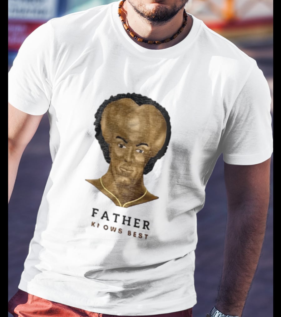 Father Knows Best Yakub Large Heart Shaped Brain T-Shirt