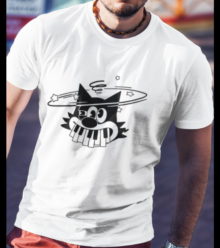 G Jones Eprom Slamming Keys Cat T-Shirt