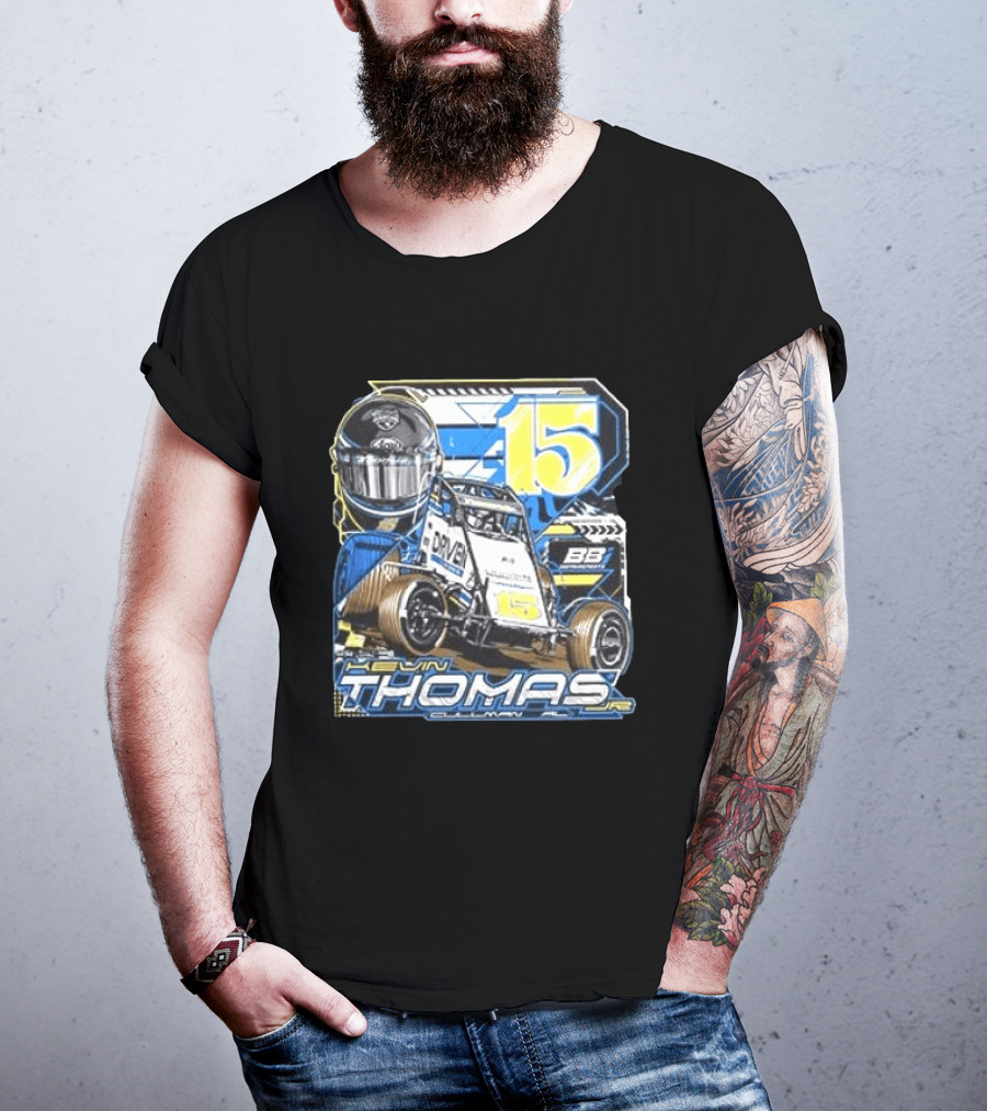 Kevin Thomas Cullman 15 Car Racing BB Performance T-Shirt