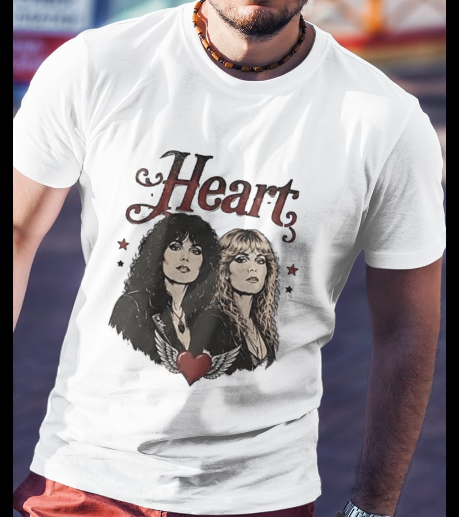 Heart Band Sing Loud Love Wild With Iconic Duo T-Shirt