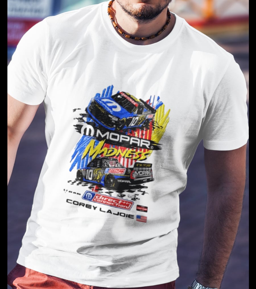 Kaulig Racing Corey LaJoie Mopar Madness 10 Direct Connection NASCAR 2023 T-Shirt