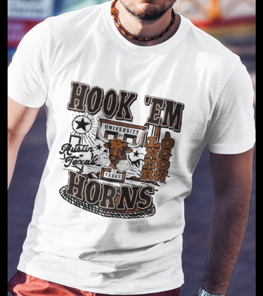 Hook 'Em Horns University Of Texas Austin Longhorns Texas T-Shirt