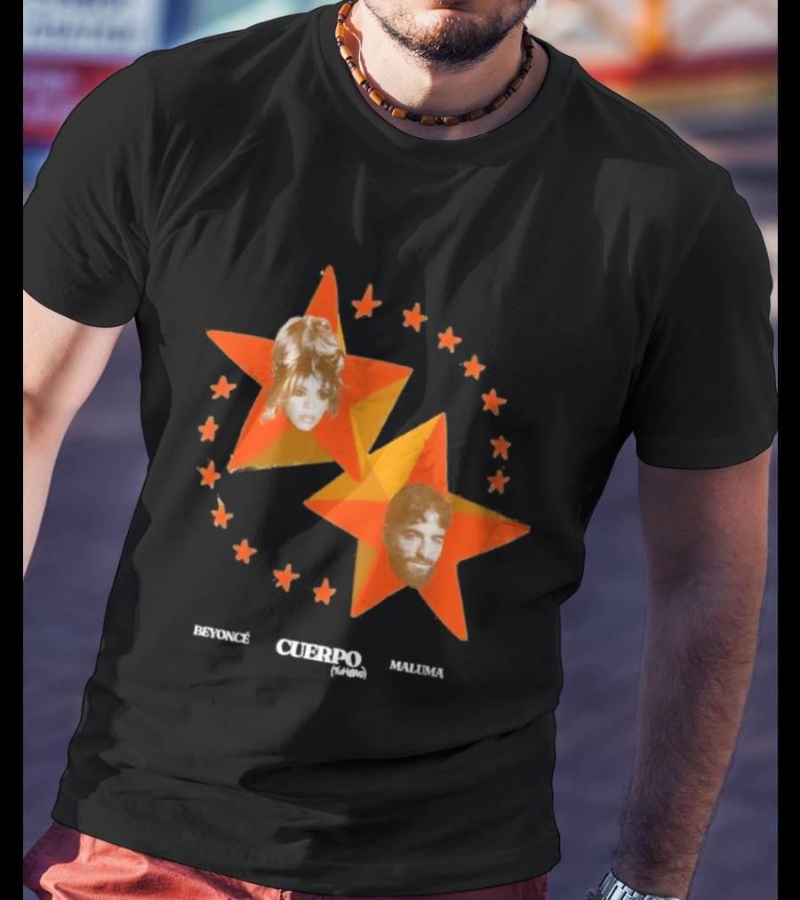 Beyoncé Maluma Cuerpo Tumbao Latin Pop Starry T-Shirt