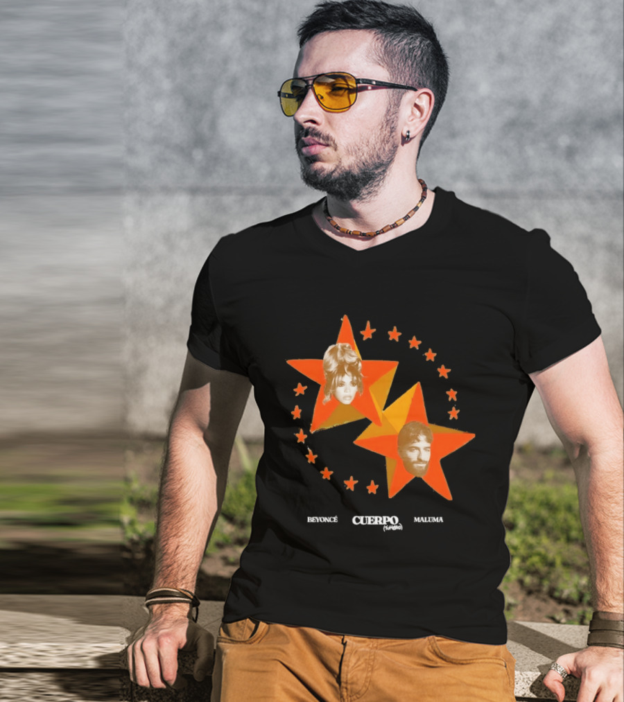 Beyoncé Maluma Cuerpo Tumbao Latin Pop Starry T-Shirt