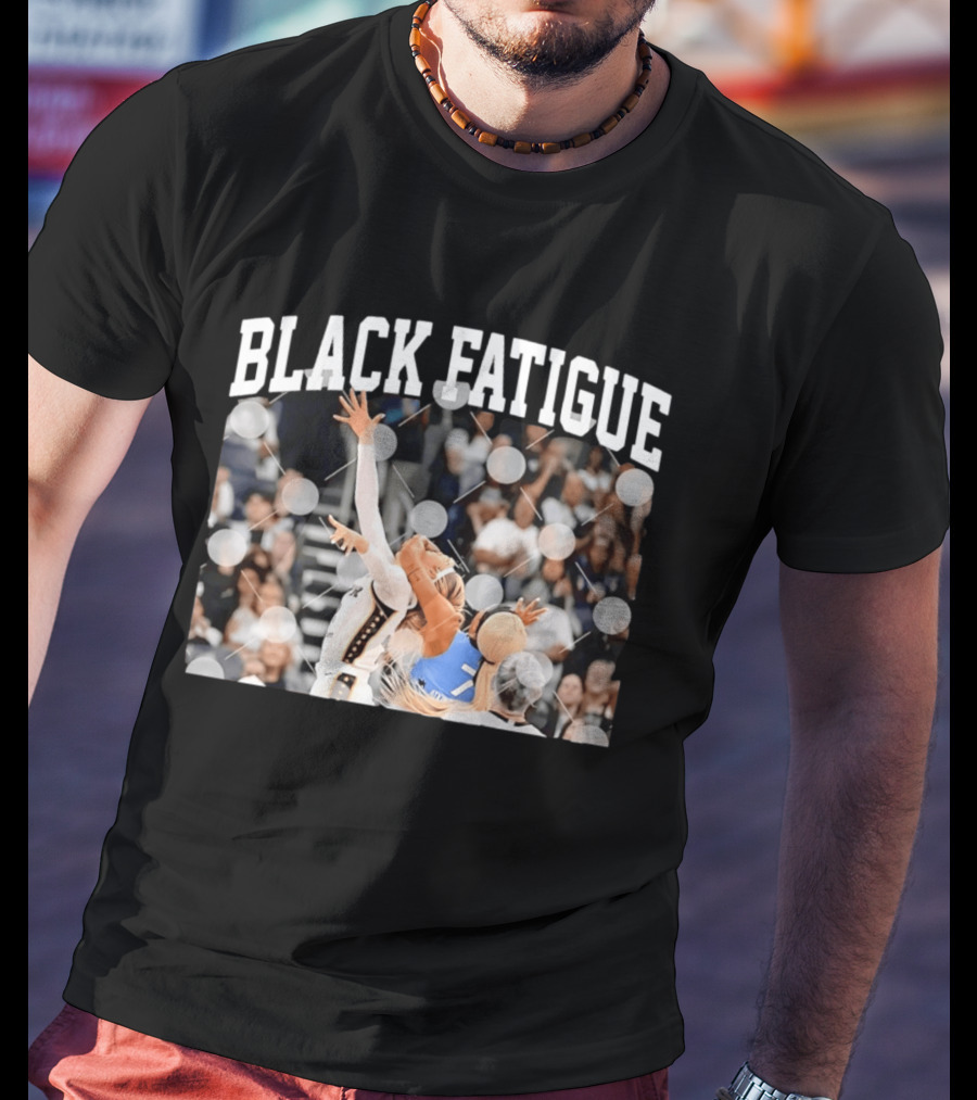 BLACK FATIGUE Basketball Sports Athlete Action Scene T-Shirt