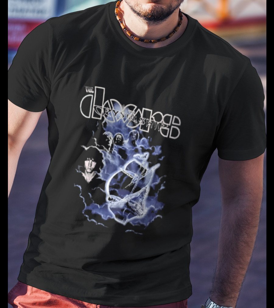 The Doors Jim Morrison Crystal Ship Lyrics And Band Members T-Shirt