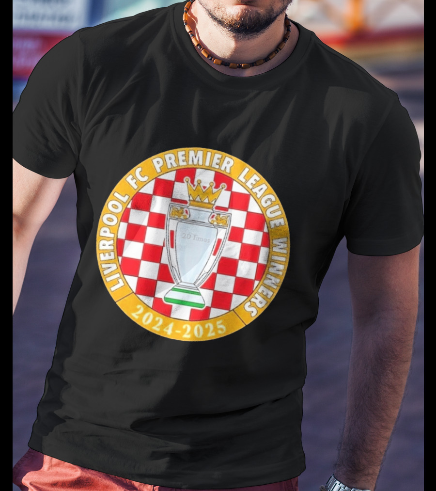 Liverpool FC Premier League Winners 2024 2025 20 Times T-Shirt
