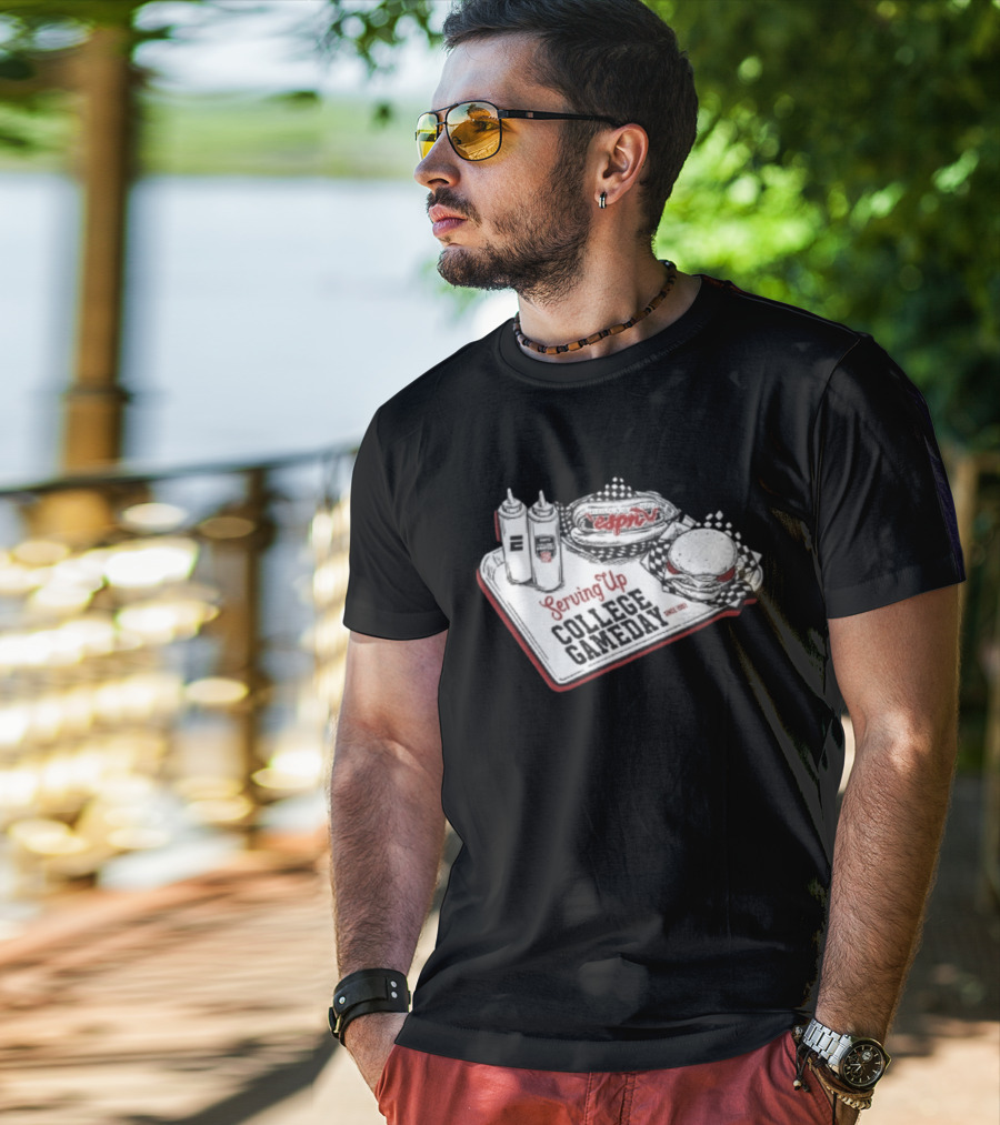 Serving Up College GameDay ESPN Since 1993 T-Shirt