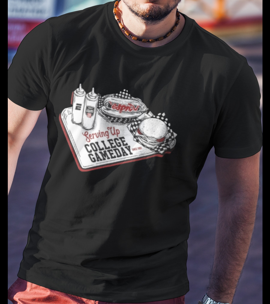 Serving Up College GameDay ESPN Since 1993 T-Shirt