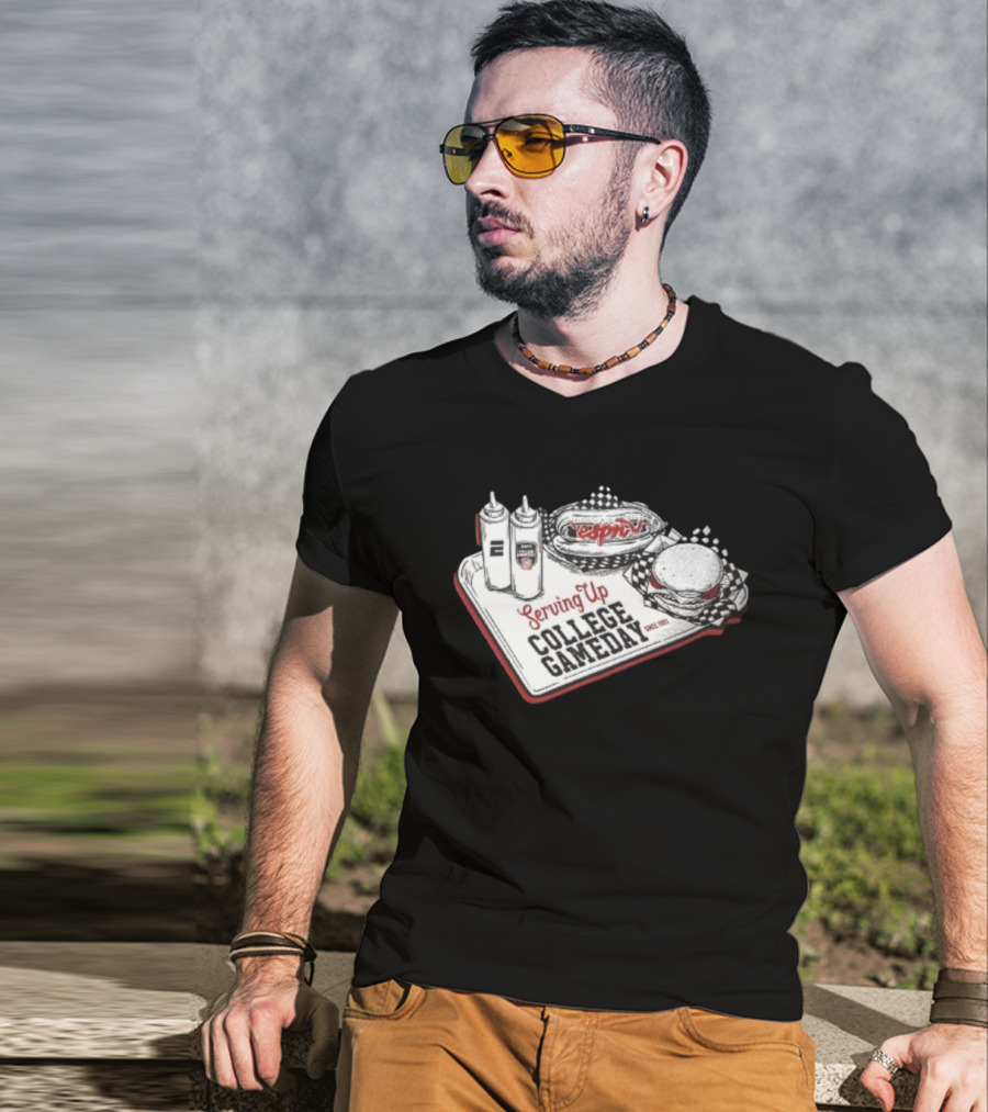 Serving Up College GameDay ESPN Since 1993 T-Shirt