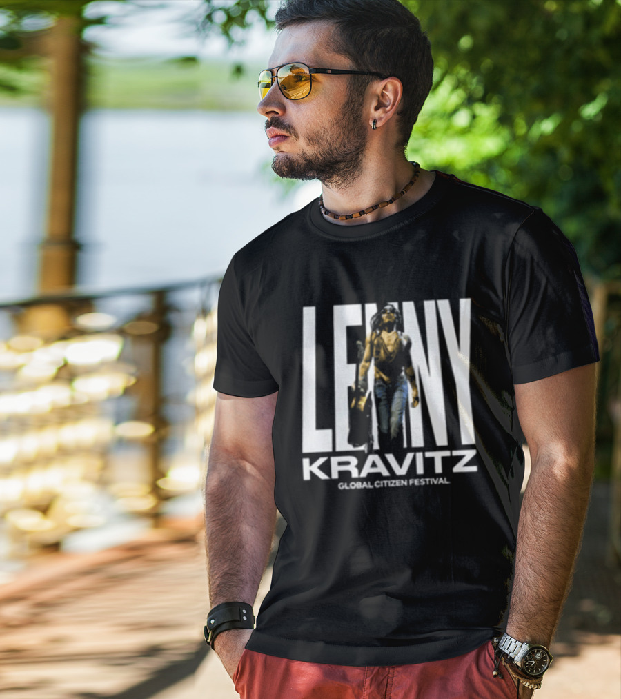Lenny Kravitz Global Citizen Festival 2026 T-Shirt