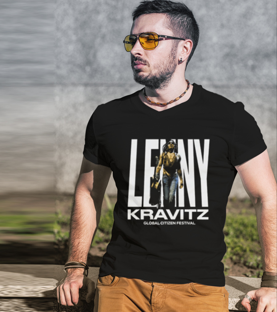 Lenny Kravitz Global Citizen Festival 2026 T-Shirt