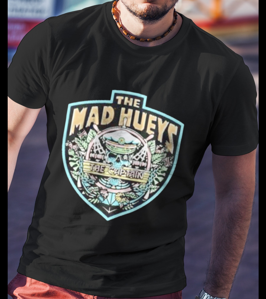 The Mad Hueys The Captain Skull Nautical T-Shirt