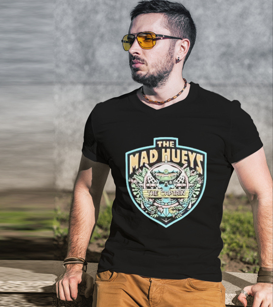 The Mad Hueys The Captain Skull Nautical T-Shirt