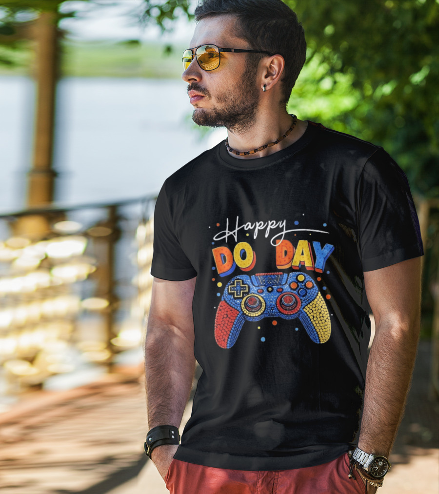 Happy Dot Day Gaming Controller Video Game Celebration T-Shirt