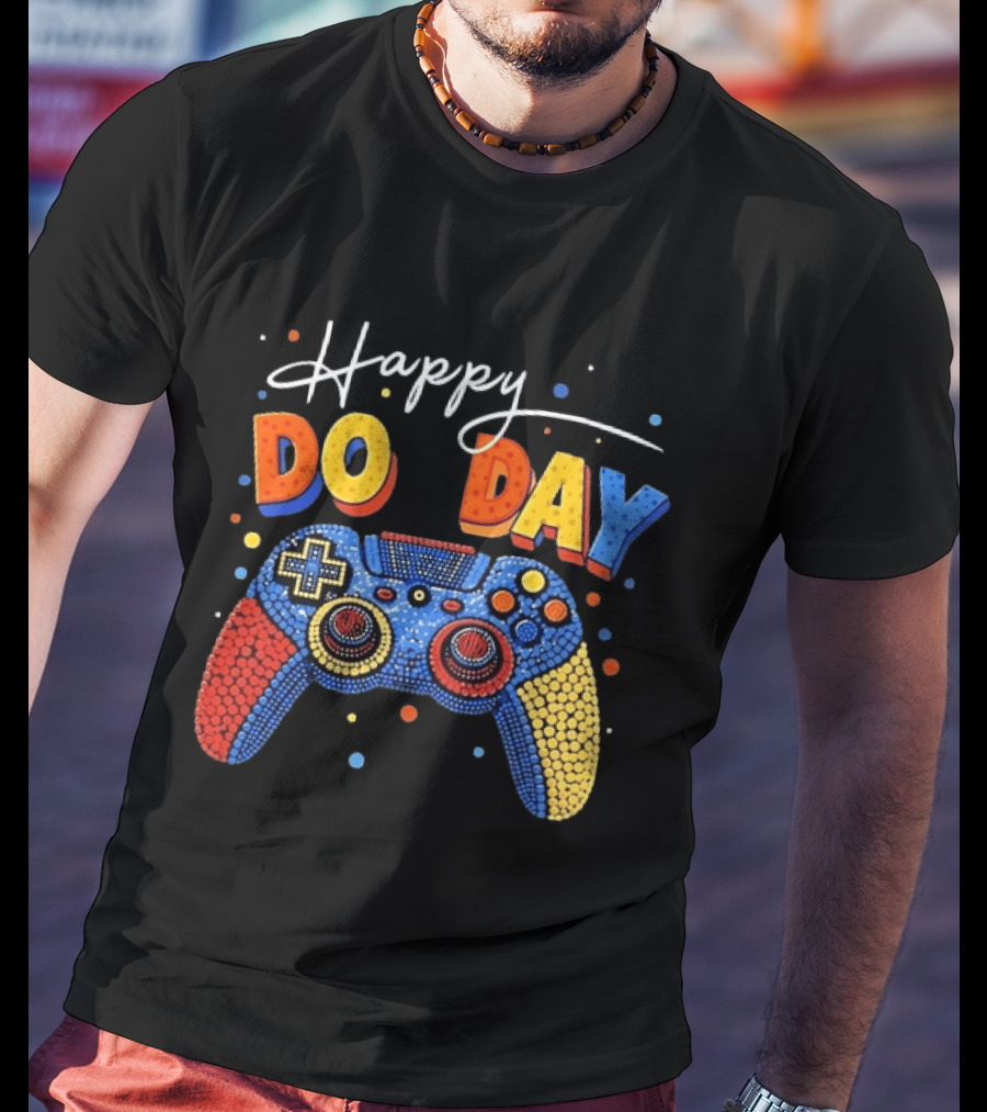 Happy Dot Day Gaming Controller Video Game Celebration T-Shirt