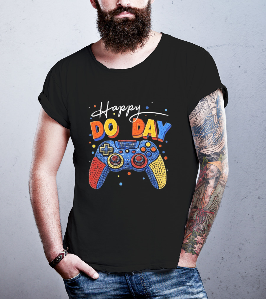 Happy Dot Day Gaming Controller Video Game Celebration T-Shirt