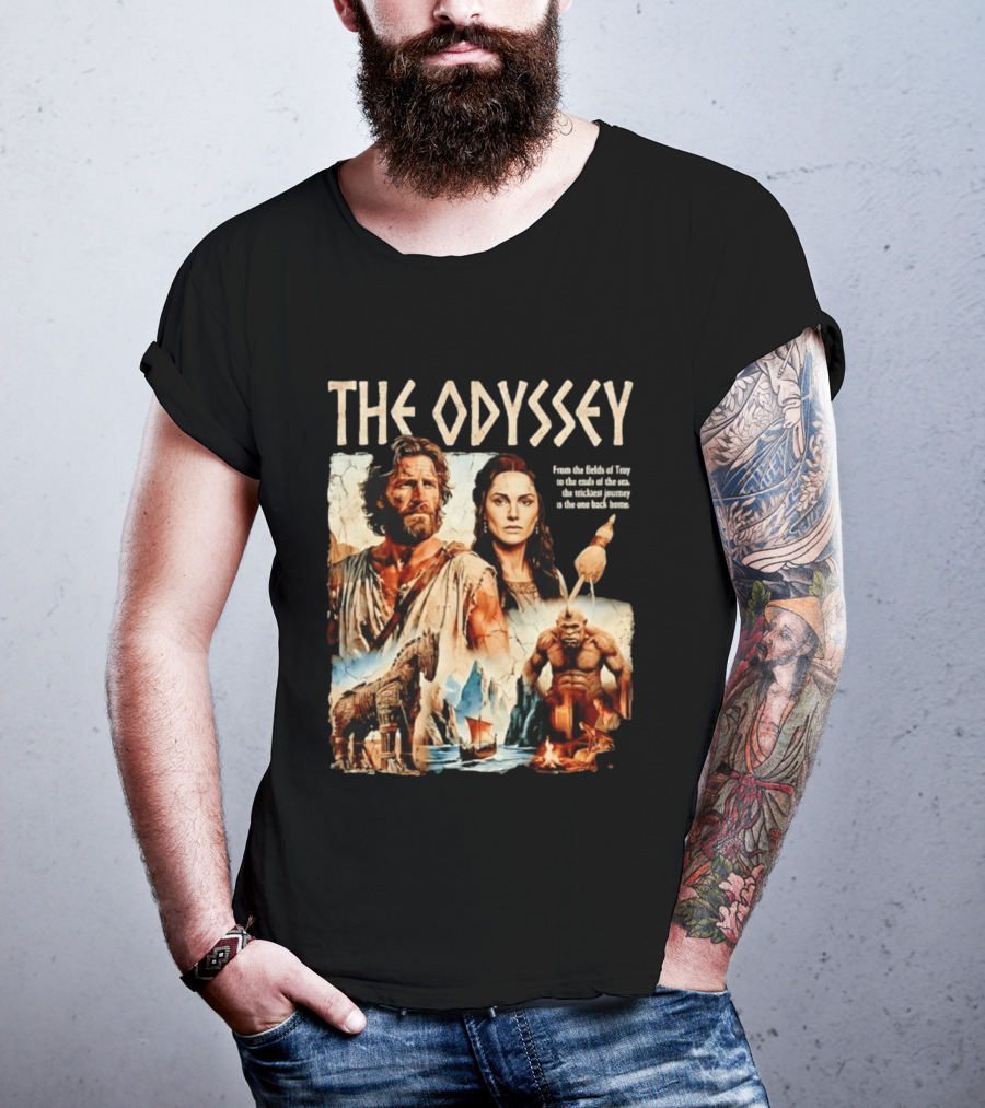 The Odyssey Journey From The Fields Of Troy To The Ends Of The Sea T-Shirt