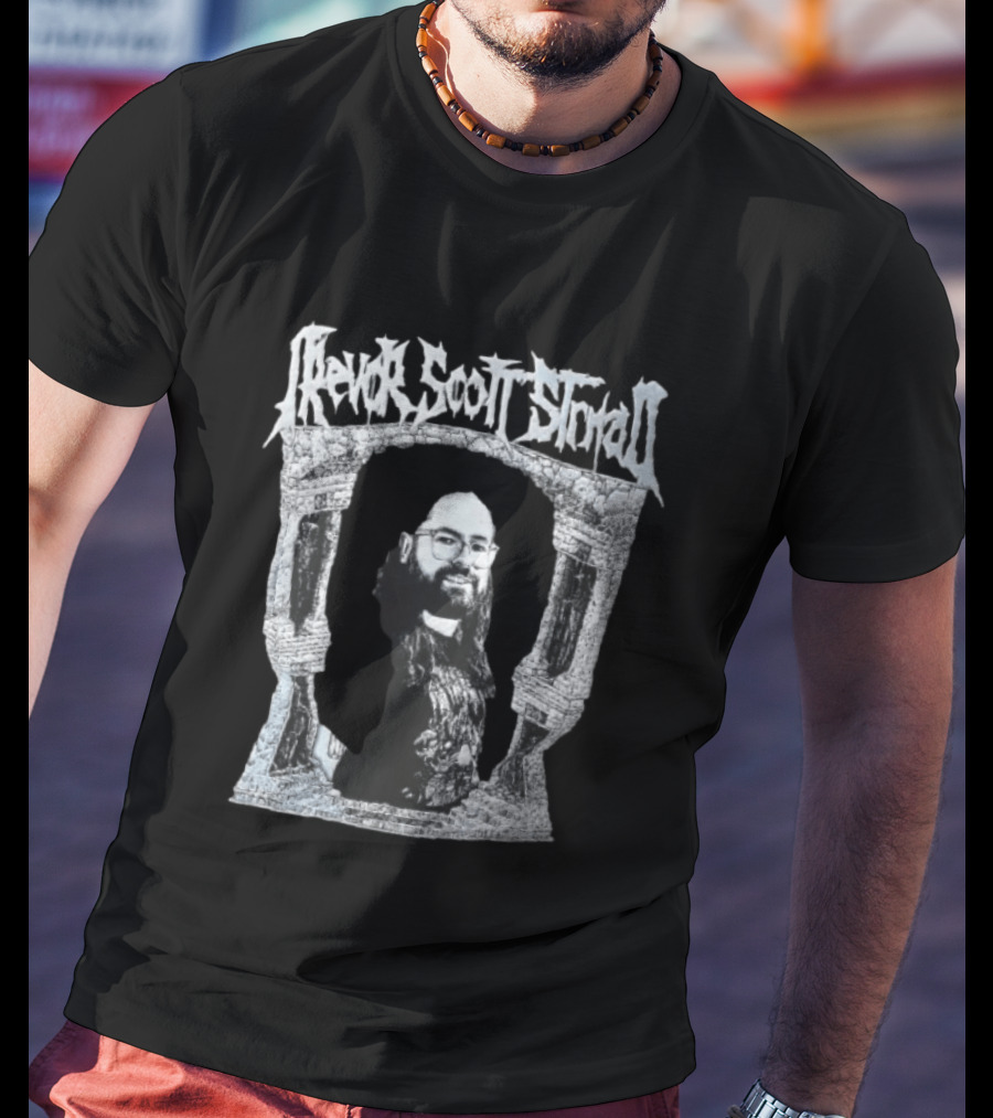 Trevor Scott Strnad 1981 2022 Gothic Stone Arch Memorial T-Shirt