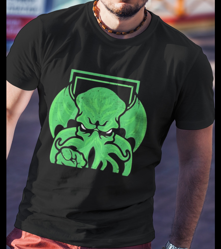 I Want Cthulhu YOU To Obey Commanding Green Creature T-Shirt