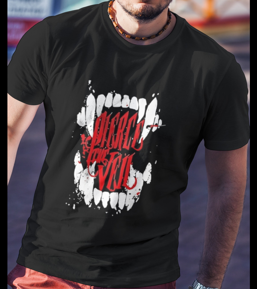 Pierce The Veil Blood Fangs Post Hardcore Band Merch T-Shirt